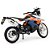 Miniatura KTM 790 Adventure R Rally Bburago 1:18 - Imagem 4