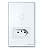 TOMADA COM INTERRUPTOR INTELIGENTE WI-FI ETS 2001 - BT- MIBO OU IZY - Imagem 1
