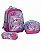 🎒 Kit Escolar 3 peças – Mochila + Estojo + Lancheira Térmica (Menina) - Imagem 2