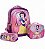 🎒 Kit Escolar 3 peças – Mochila + Estojo + Lancheira Térmica (Menina) - Imagem 1