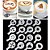 Conjunto 16 Moldes Decorativos Para Café / Cappuccino - Imagem 2