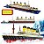Blocos de montar Navio Titanic 607 Peças - Imagem 8
