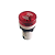 PLBM1V24-S -Sinaleiro LED Buzzer 24Vcc/Vca Vermelho 22mm Monobloco - Imagem 1