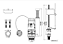 Kit Duplo Fluxo Universal Caixa Acoplada Entrada Pop Flux e Saída DualFlush Censi - Imagem 3