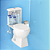 Kit Duplo Fluxo Universal Caixa Acoplada Entrada Pop Flux e Saída DualFlush Censi - Imagem 2