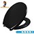 Assento Oval Almofadado Preto Astra - Imagem 5