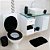 Assento Oval Almofadado Preto Astra - Imagem 9