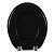 Assento Oval Almofadado Preto Astra - Imagem 4