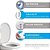 Assento Oval Almofadado Branco Astra - Imagem 8