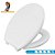 Assento Oval Almofadado Branco Astra - Imagem 6