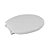 Assento Oval Almofadado Branco Astra - Imagem 2