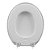 Assento Oval Almofadado Branco Astra - Imagem 4