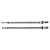 Ligação Flexível para Monocomando 40cm Rosca M12 x 1/2" Inox Blukit - Imagem 1