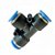 União T de engate rápido para mangueira PU 6mm - Imagem 1