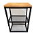 Mesa De Cabiceira Estilo Industrial Com Tela Sala Quarto - Imagem 3