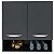 Armário 60cm Aéreo Modular 2 Portas Multiuso Cozinha Lavanderia Escritório Com Nicho - Imagem 13