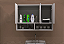 Armário 90cm Aéreo Modular 3 Portas Multiuso Cozinha Lavanderia Escritório Com Nicho - Imagem 2
