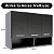 Armário 90cm Aéreo Modular 3 Portas Multiuso Cozinha Lavanderia Escritório Com Nicho - Imagem 8