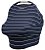 Capa Multifuncional Stripes para Bebê Conforto e Carrinho Penka New Popeye Azul Listrado - Imagem 1