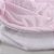 Manta Pompom Microfibra Baby Rosa e Branco Comtac kids - Imagem 3