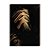 Quadro decorativo Costela de Adão dourada - Fundo preto Mod.02  [BoxMadeira] - Imagem 2