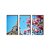 Trio de quadros decorativos paisagem Torre Eiffel Mod. 03 [BOX DE MADEIRA] - Imagem 2