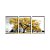 Trio de quadros decorativos Árvore Ipê amarelo [BOX DE MADEIRA] - Imagem 2