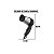 Secador de Cabelo portatil Viagem Preto e Prata 1200W Bivolt 110V / 220V - EB072 - Imagem 4