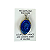 Medalha Oval: Nossa Senhora de Lourdes com Água da gruta de Lourdes (Prateada) - Imagem 1