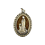 Medalha Original da Aparição de Lourdes Amarela com Brilho - Grande - Imagem 1
