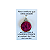 Medalha Original da Aparição de Lourdes com Água da Gruta de Lourdes - Redondo - Bernadette na Gruta - Lilás - Imagem 1
