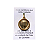 Medalha Original N. Senhora de Lourdes com Água da Gruta de Lourdes - Dourada - Rosto de Nossa Senhora - Imagem 1