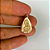 Medalha Original da Aparição de Lourdes: Dourada em forma de Lágrima - Imagem 2