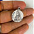 Medalha Original da Aparição de Lourdes: Redonda prateada (alumínio) - Imagem 2