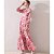 Vestido longo pink floral manga longa - Imagem 6
