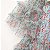 Vestido longo tule floral manga ultra flare - Imagem 3