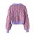Cardigan lilás tricot mescla - Imagem 2