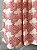 Vestido midi manga longa estampa rosada faixa - Imagem 5