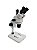 Microscópio Trinocular 37045A Branco Completo - Imagem 1