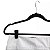 100 Presilhas de Veludo Preta (50 pares) - Utilizar em cabides com barra slim - Pronta entrega - Imagem 2
