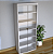 Armário prateleira vitrine com porta de correr " MEGA RESISTENTE" , Fechadura  de segurança e pés na base - Madeira MDF 15mm- 1,90 (A)x 100 cm (L)x40 cm (P) - outras medidas (11) 94220-9117 - Imagem 3