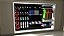 Kit conjunto expositor loja completo com moldura e iluminação com controle de cores -  Painel Canaletado slatwall 1,83x2,75m + Ganchos + RT´S + Prateleiras + Arara + Cesto expositor - Outros arranjos Whats (11) 94220-9117 - Imagem 1