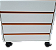 Gondola expositora de produto e armário para estocagem no mesmo móvel - Possui porta, fechadura , prateleiras internas, canaletas de PVC nos trilhos e rodas na base- Madeira Canaletada MDF 18mm- 1,3 (A)x 50 cm Lado - outras medidas (11) 94220-9117 - Imagem 5