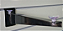30 Suporte Faca com Aba e Ventosa para montar prateleiras -  Base p/ Painel Canaletado - 20 ,25 ou 30 cm -  PRETO - PRONTA ENTREGA - Imagem 2