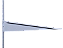 10 Suporte Faca Cremalheira com Aba e Ventosa de Silicone -  Base p/ Cremalheira passo 25 ( 20, 25, 30, 35 ou 40 cm) -  Branco ou Preto - PRONTA ENTREGA - Imagem 4