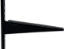 10 Suporte Faca Cremalheira com Aba e Ventosa de Silicone -  Base p/ Cremalheira passo 25 ( 20, 25, 30, 35 ou 40 cm) -  Branco ou Preto - PRONTA ENTREGA - Imagem 3
