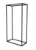 Expositor loja estante móvel estrutura cremalheira modular c/ regulagem de altura -Dourado, Rose ou Preto - 1,04 ou 1,24 M de largura  x 2,20 m A x 0,45 m Prof. - Pronta entrega - Projetos Whats - (11) 94220-9117 - Imagem 1