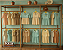 Conjunto expositor 3 MÓDULOS loja estante  modular metalon - móvel estrutura cremalheira  c/ regulagem de altura e desmontável+ prateleiras + Arara + Barra + Rts + Cabides Madeira -Dourado, Rose ou Preto - 3,12 M L x 2,20 m A x 0,45 m P. - Pronta Entrega - Imagem 4