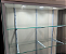Armário Estante de Vidro com Prateleiras Reguláveis, Iluminação LED, Fechadura de Segurança e Pés Ajustáveis - Ideal para Exposição e Organização - Medidas: 2,1m (A) x 100cm (L) x 40cm (P) - Outras Medidas Sob Consulta - Whats: (11) 94220-9117" - Imagem 5