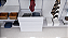 Closet Completo em "L" com Cremalheiras em Aço, Móvel c/ Gavetas, rodas e tampo em vidro + Espelho Iluminado - Parede maior - 2,00 m A x 3,60 m C; Parede menor - 2,00 m A x 1,50 m C-R$5400,00 em 10x no cartão - Entre em contato - Imagem 4